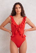 Aura Ruffle Swimsuit