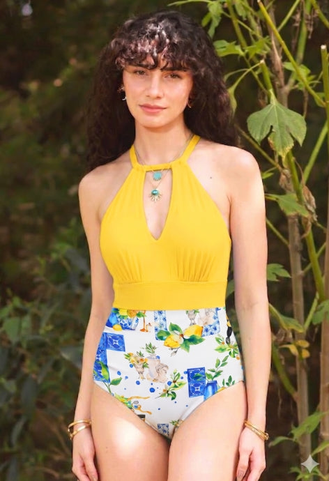Riviera Printed Swimsuit