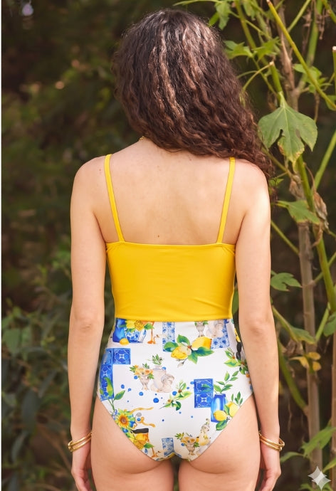 Riviera Printed Swimsuit
