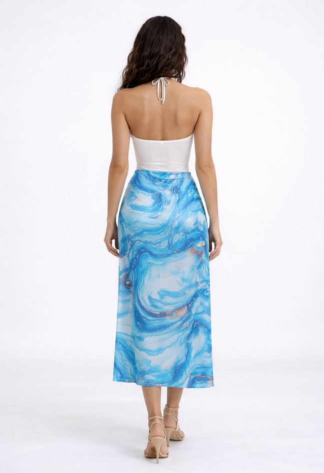 Marble Wave Skirt