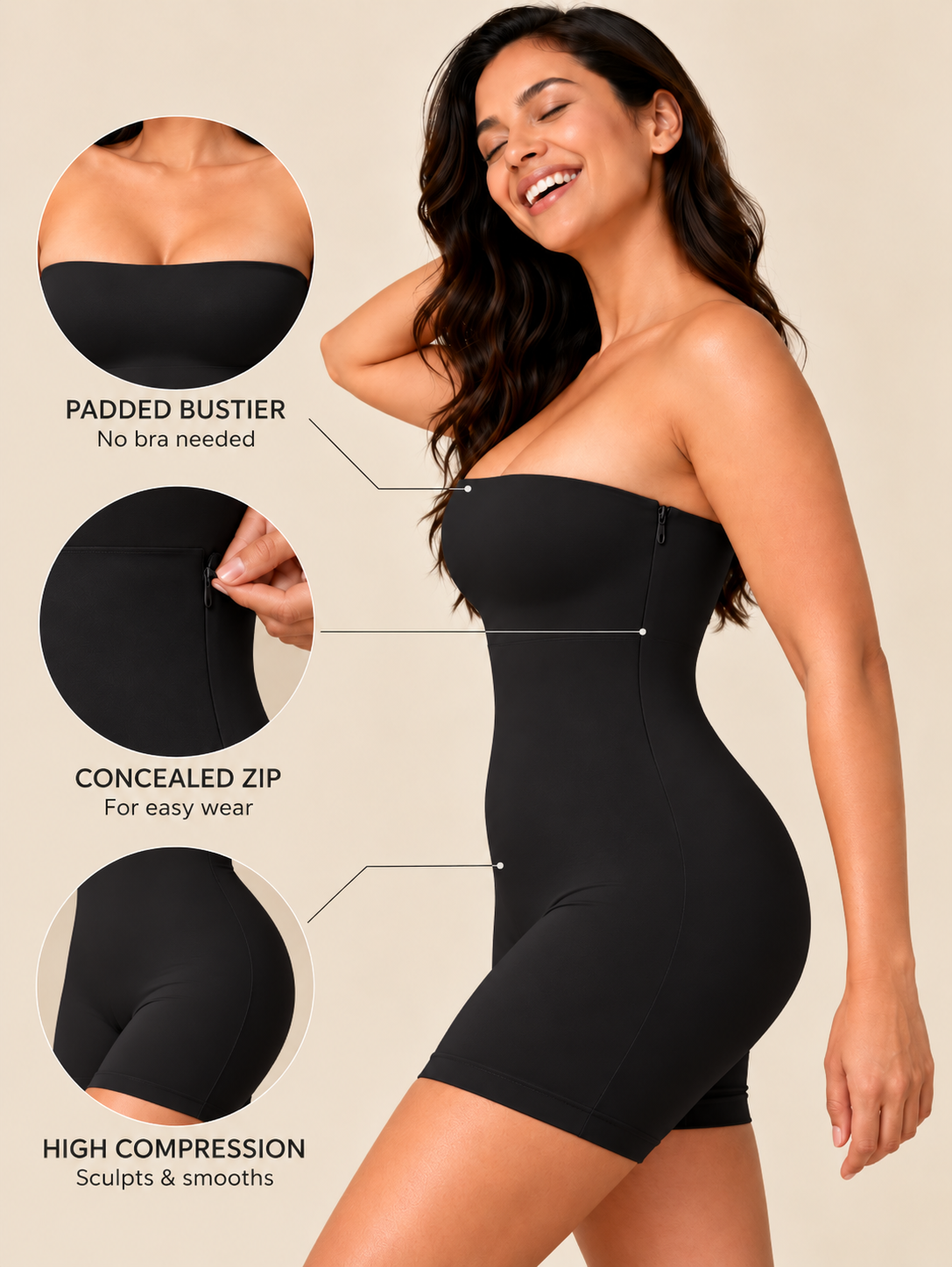 Bustier Shaping Jumper