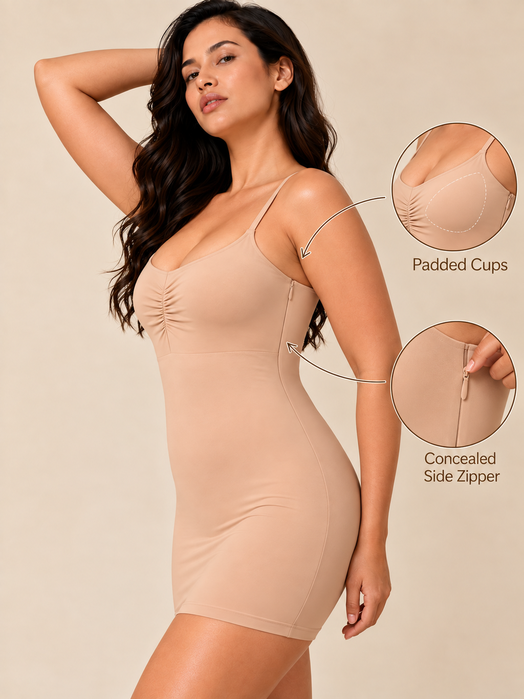 Strap Shaping dress