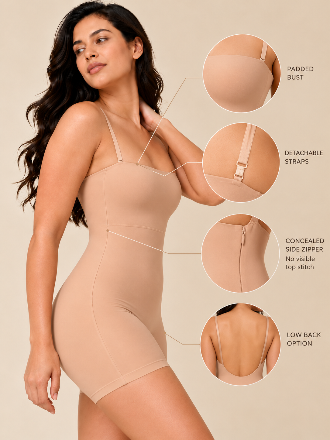 Backless Sculpt Jumper