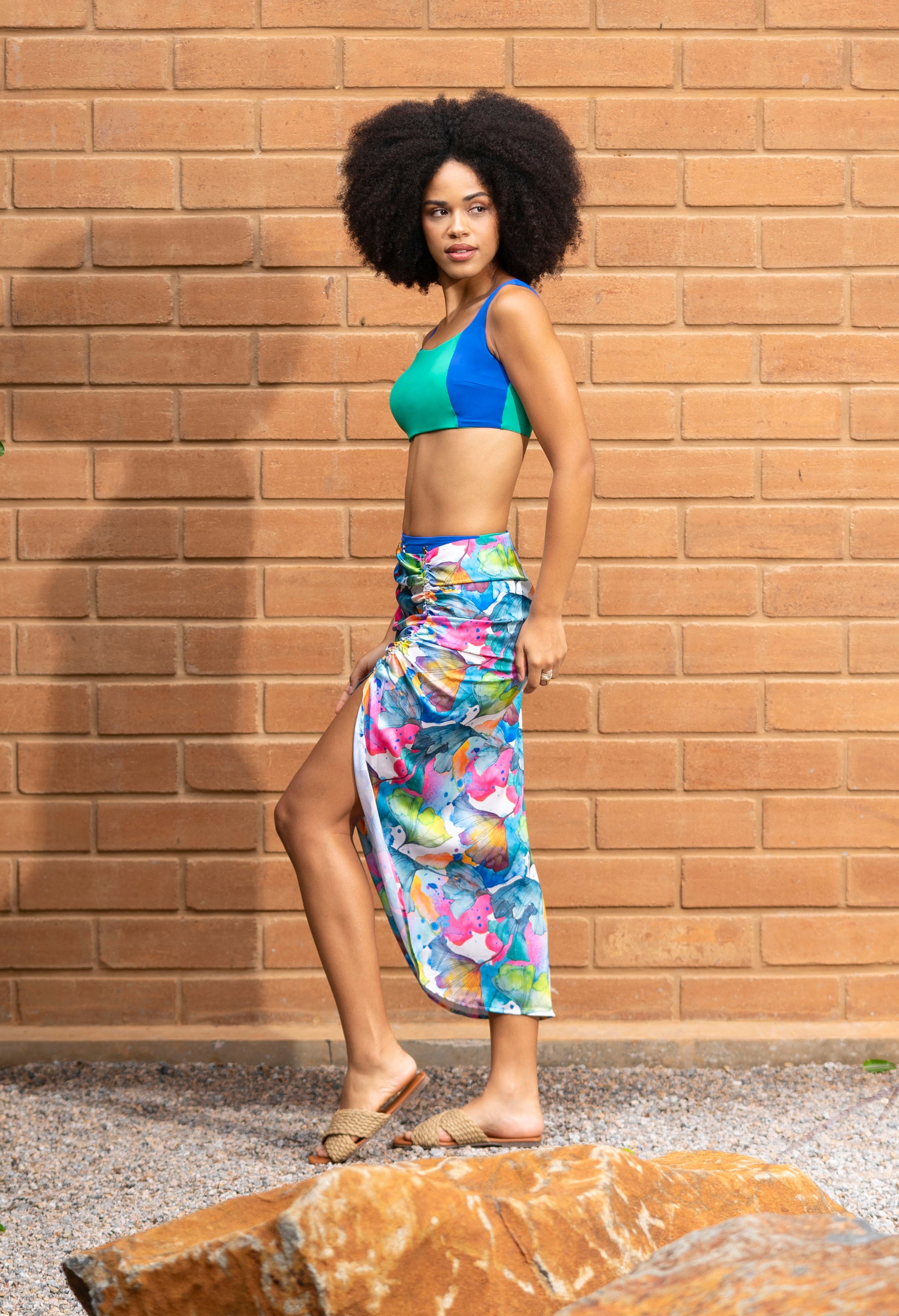 Tropical knot Skirt